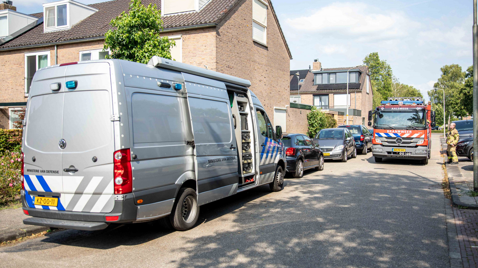 Mogelijk explosief Apollolaan Aalsmeer