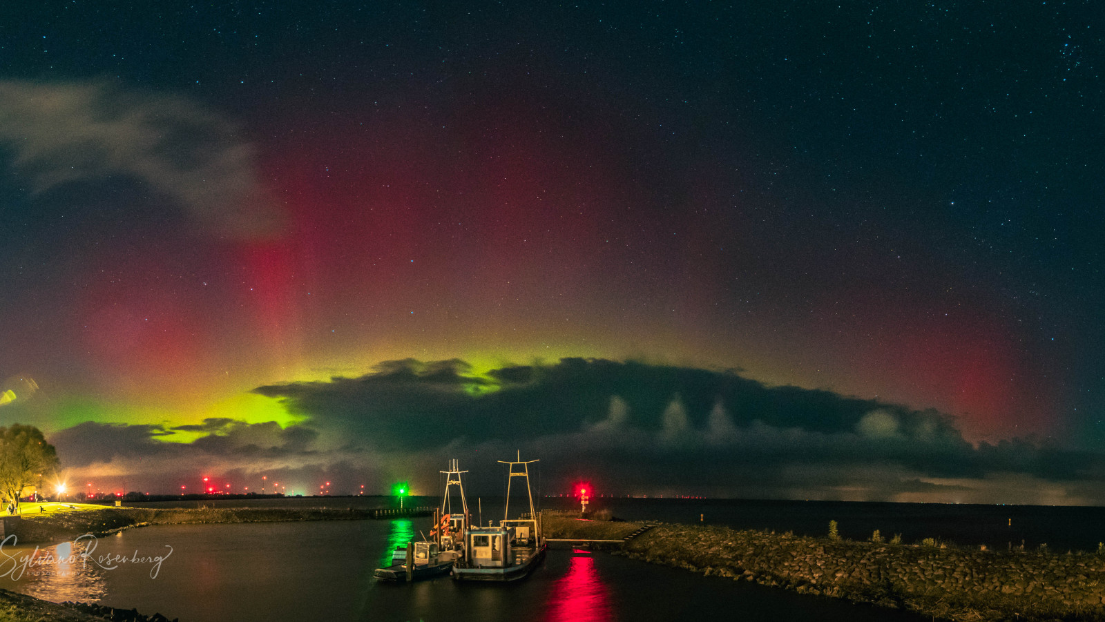 Noorderlicht vanuit Medemblik