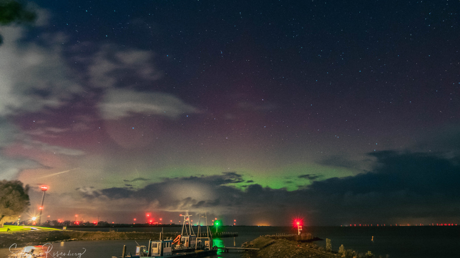 Noorderlicht vanuit Medemblik