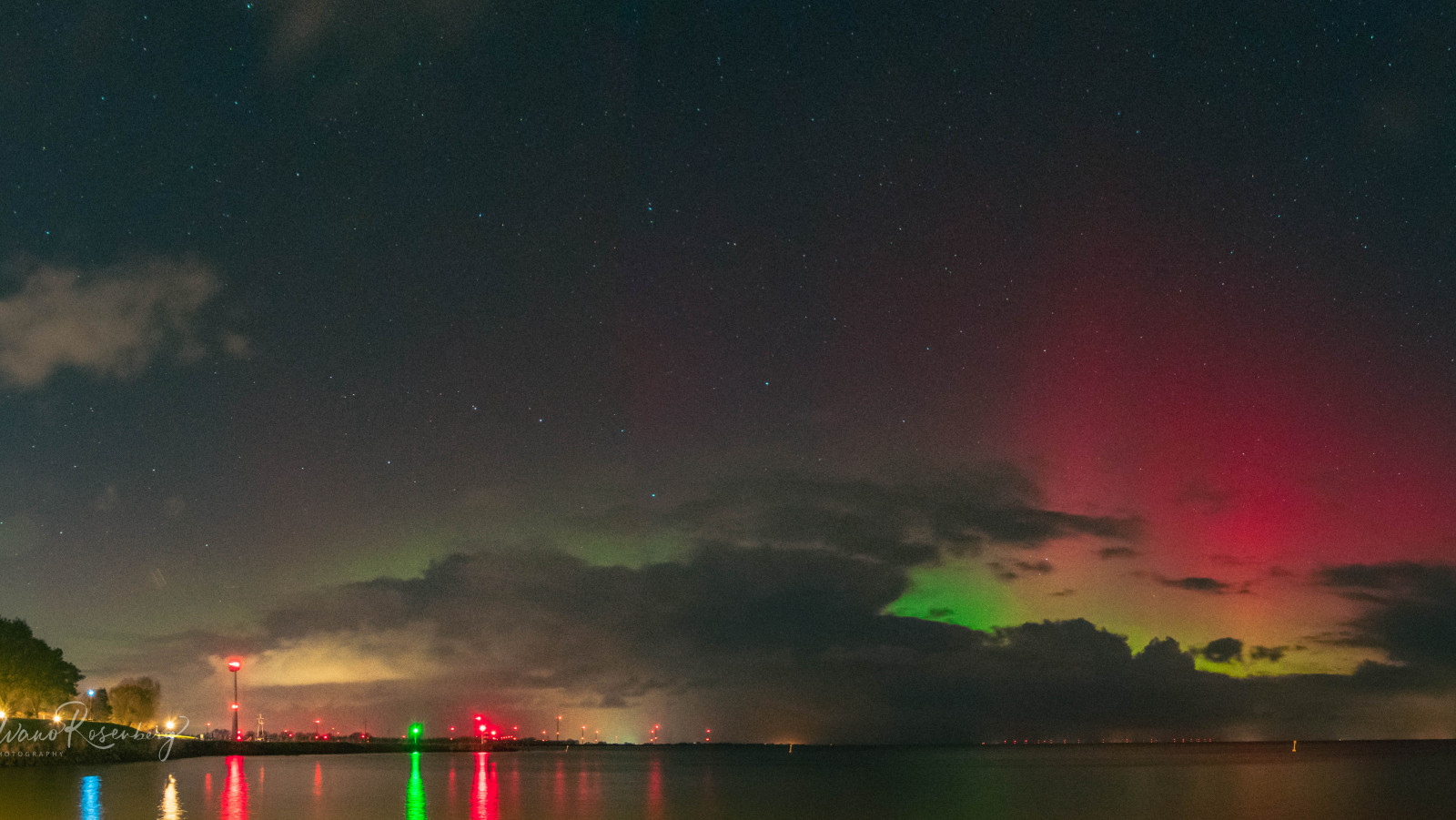 Noorderlicht vanuit Medemblik