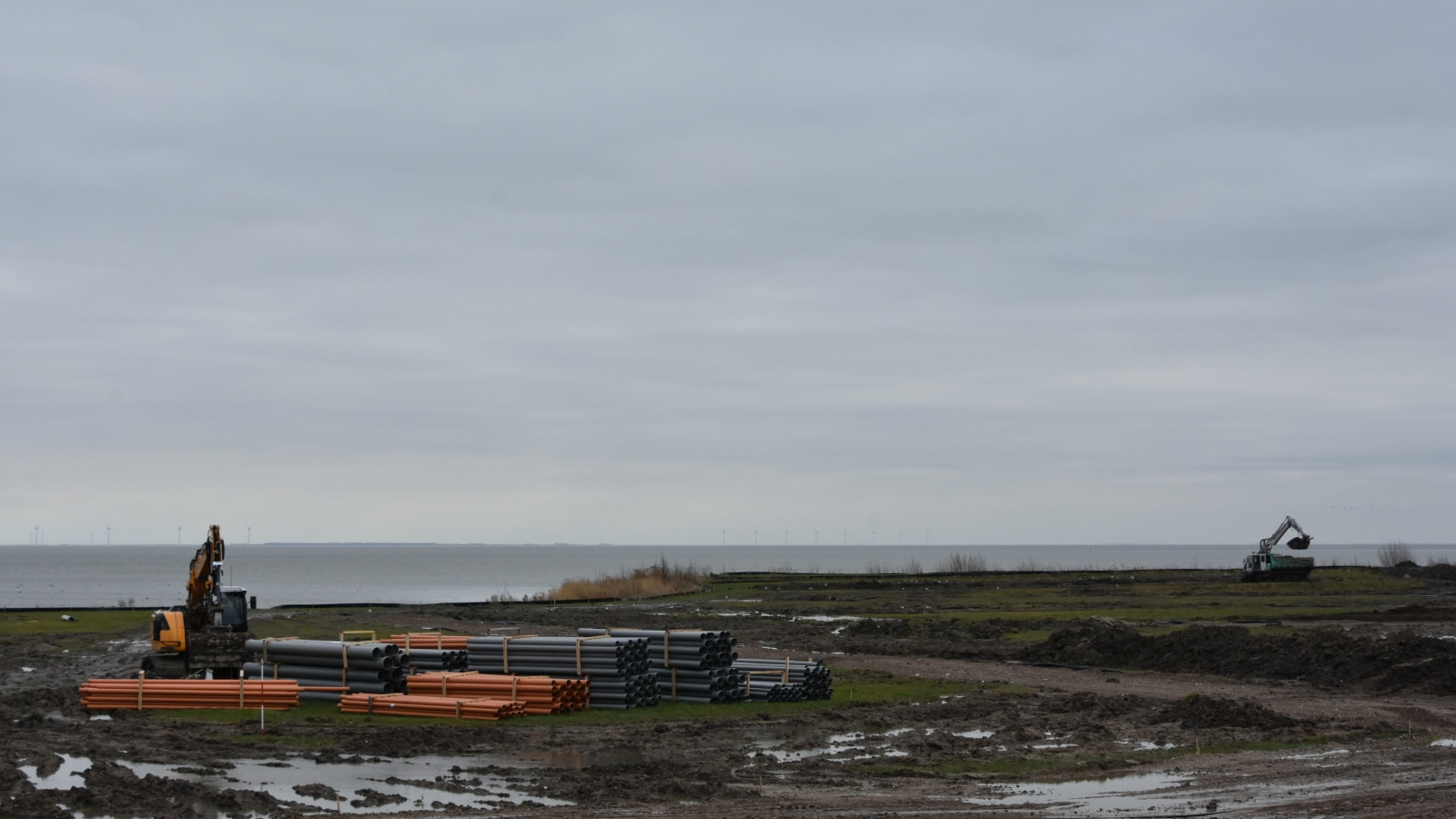 Bouw camping Enkhuizerzand gestart