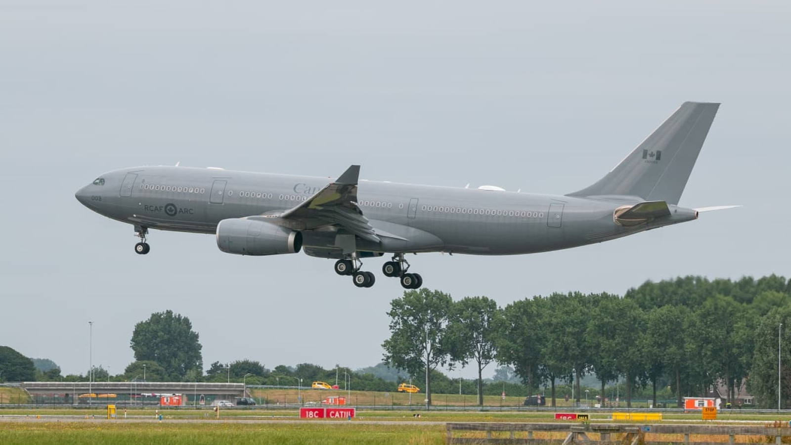 De Airbus A350 van de Canadese regering