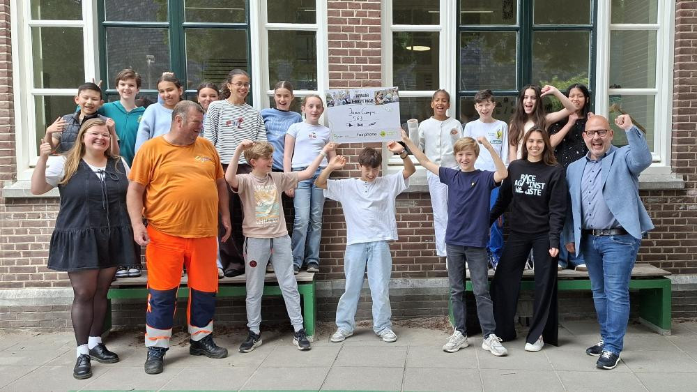 Junior Campus wint E-waste Race na spannende strijd met school uit Kortenhoef