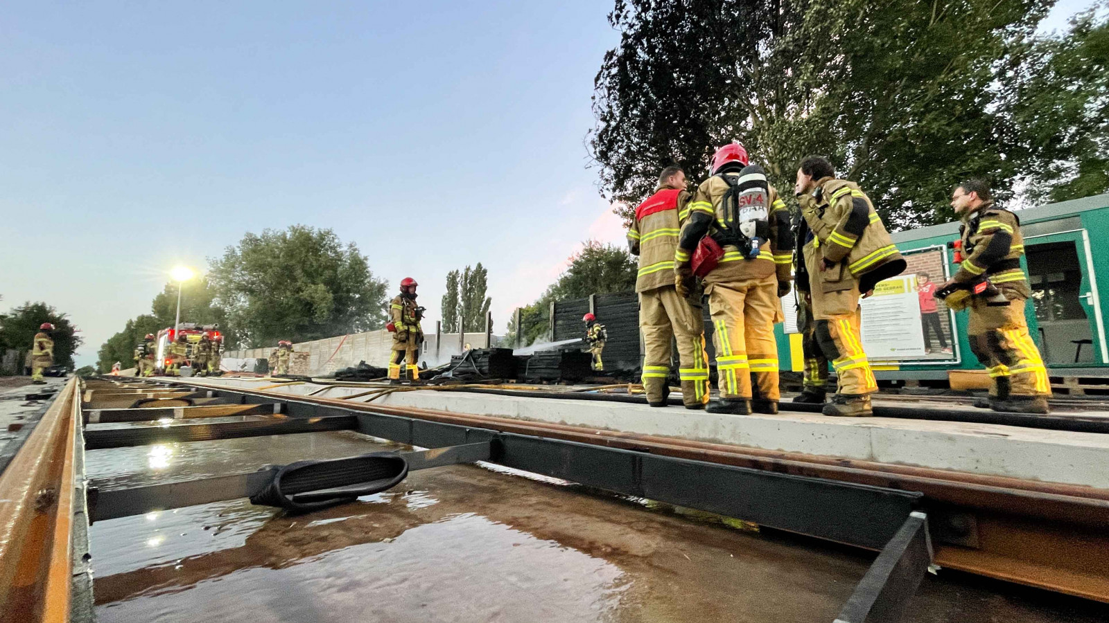 Planning Uithoornlijn wéér aangepast na brand, vermoedelijk vandalisme